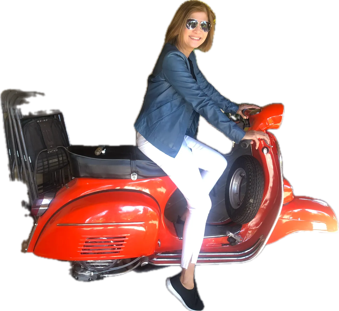 Checking out the Vespa
